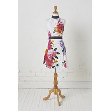 retro pinny apron in floral design
